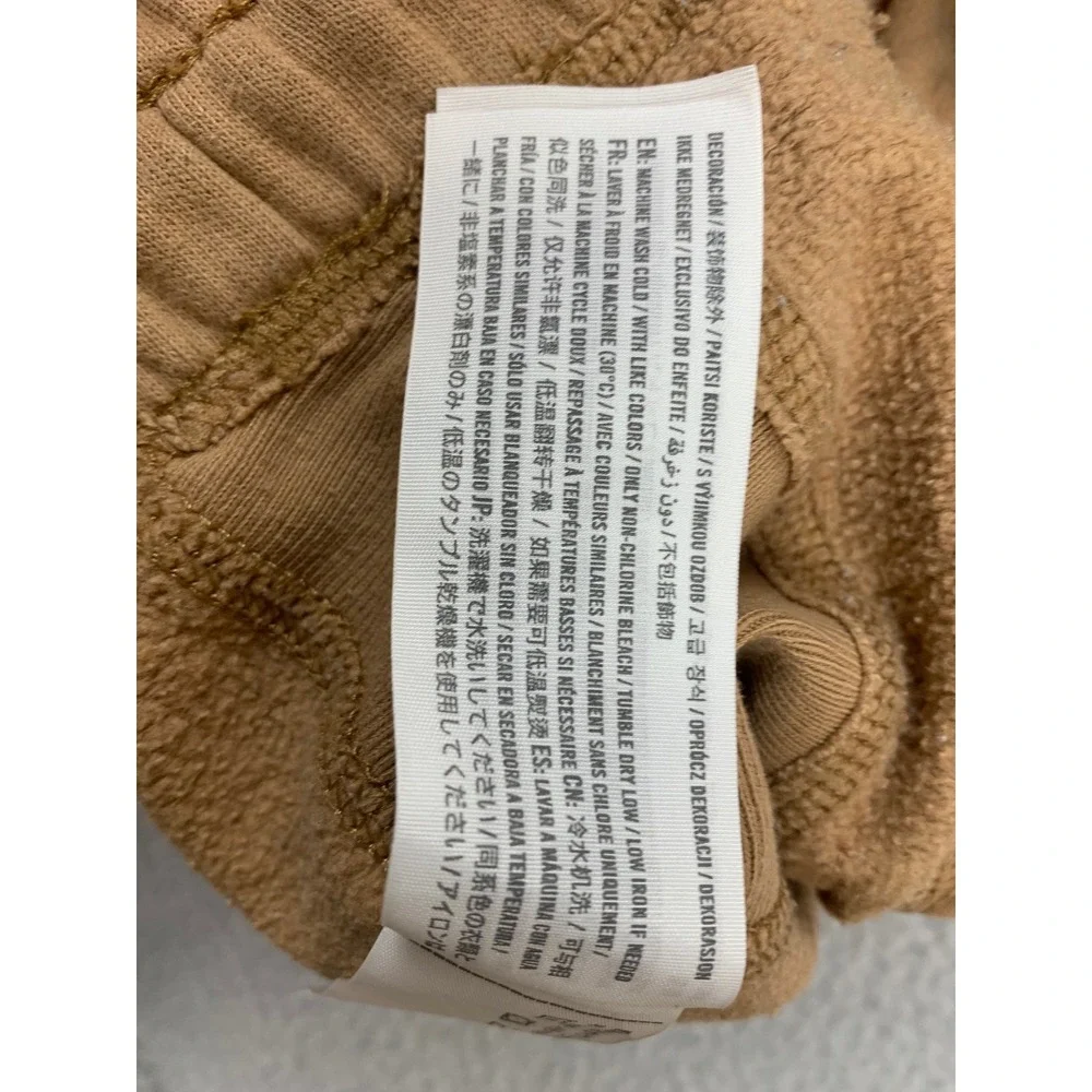 Abercrombie & Fitch Joggers Mens XS Brown Soft A&F Fleece Drawstring Sweatpants